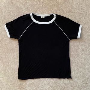 black garage tee